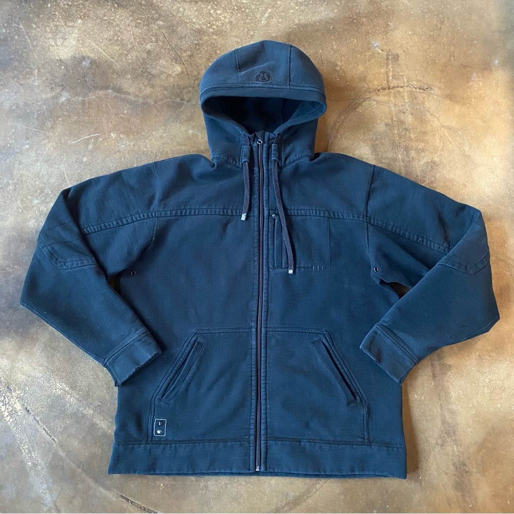 VTG Y2K Lululemon Heavyweight Navy Blue Zip Up Hoodie Jacket